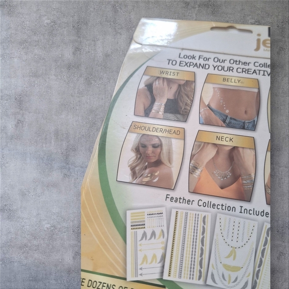 Metallic Temporary Tattoos - Gold and Silver - Picture 5 of 12